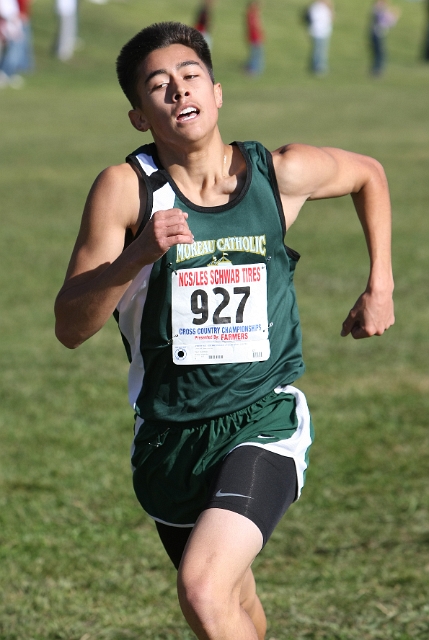 NCS XC D4 Boys-106.JPG - 2009 North Coast Section Cross Country Championships, Hayward High School, Hayward, California